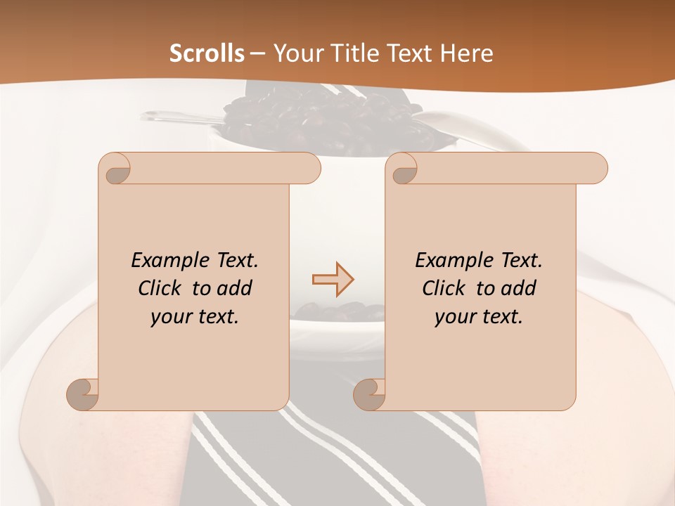 Break Dinner Hansom PowerPoint Template