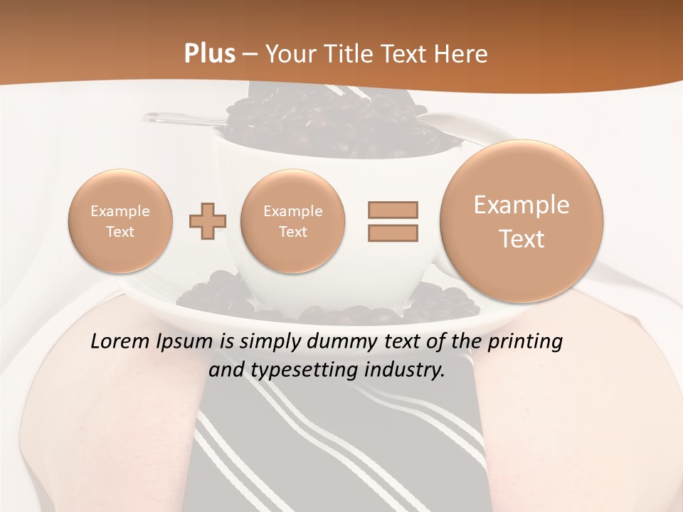 Break Dinner Hansom PowerPoint Template