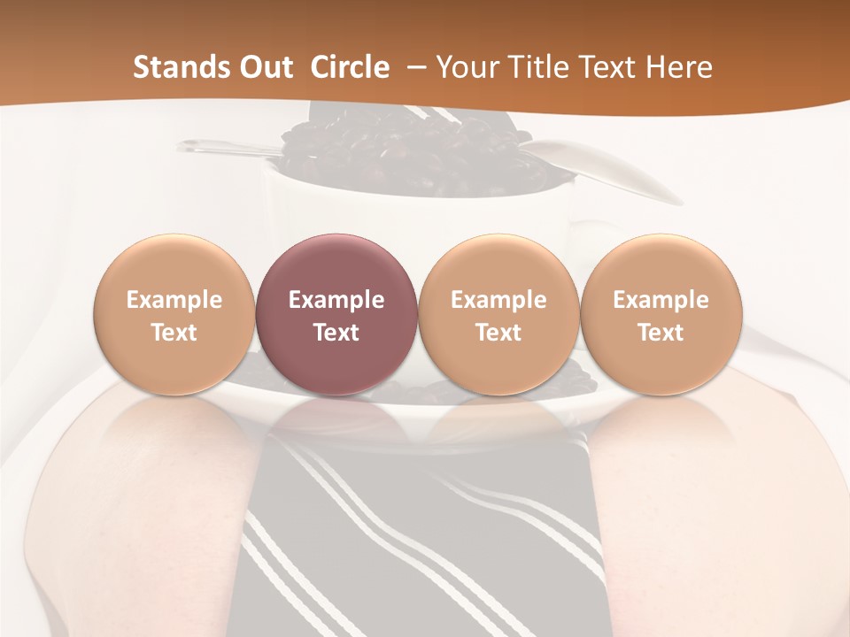 Break Dinner Hansom PowerPoint Template