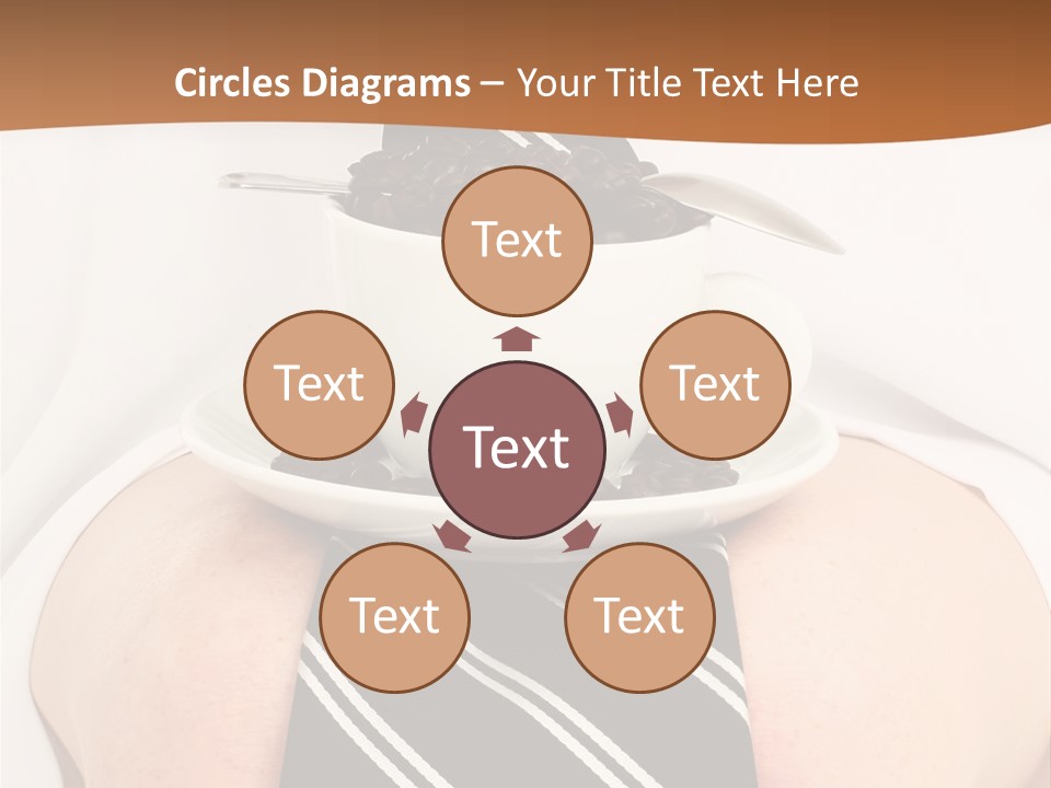 Break Dinner Hansom PowerPoint Template