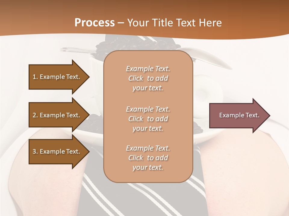 Break Dinner Hansom PowerPoint Template