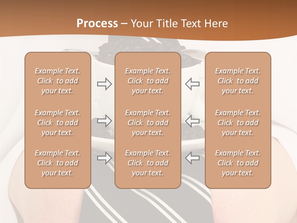 Break Dinner Hansom PowerPoint Template