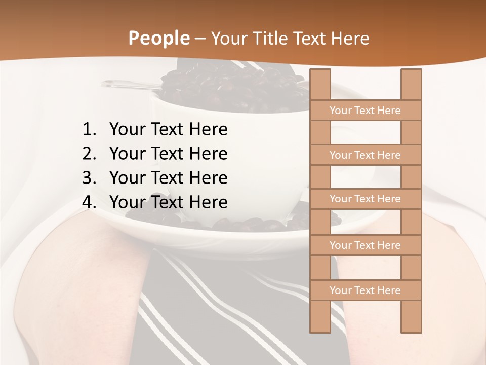 Break Dinner Hansom PowerPoint Template