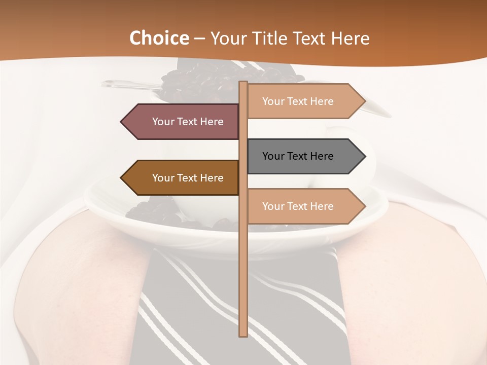 Break Dinner Hansom PowerPoint Template