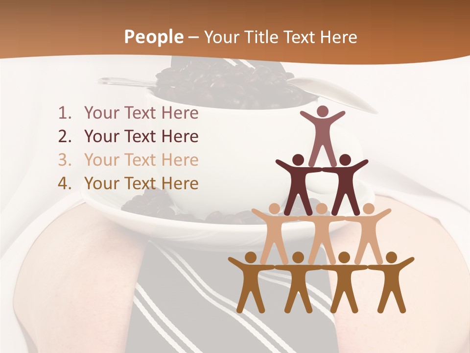 Break Dinner Hansom PowerPoint Template