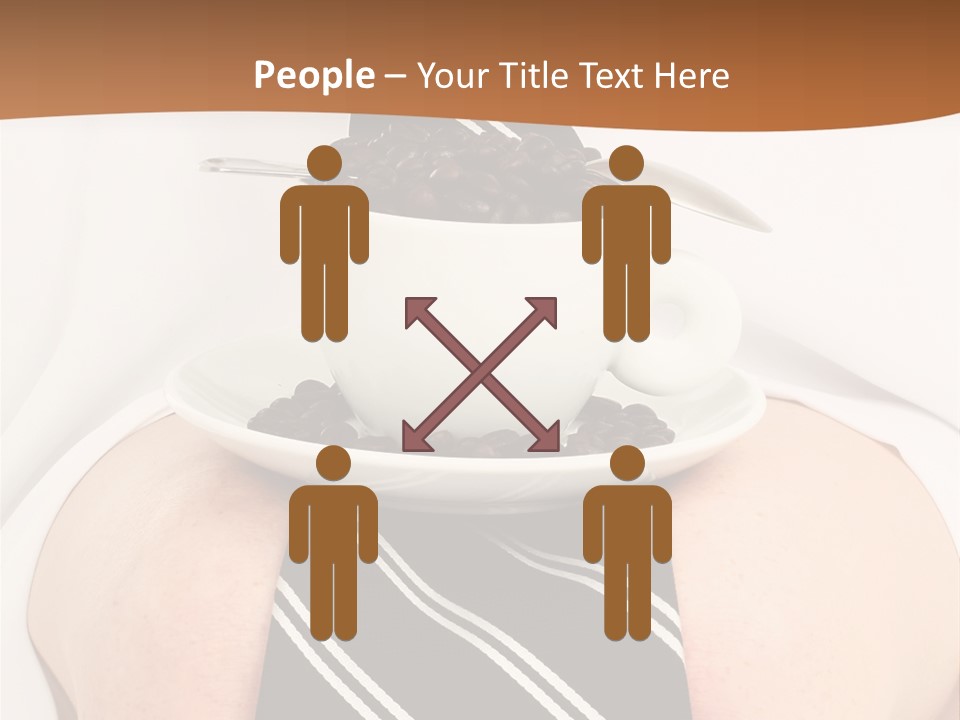 Break Dinner Hansom PowerPoint Template