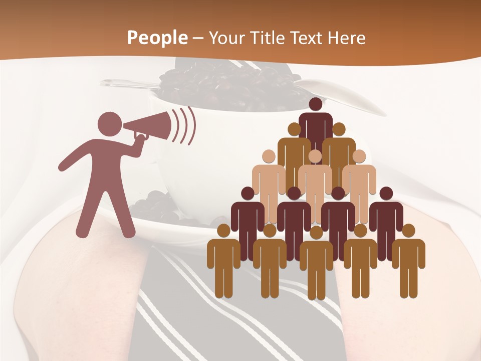 Break Dinner Hansom PowerPoint Template