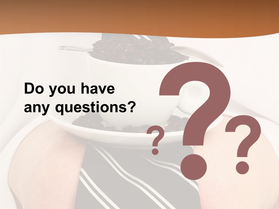 Break Dinner Hansom PowerPoint Template