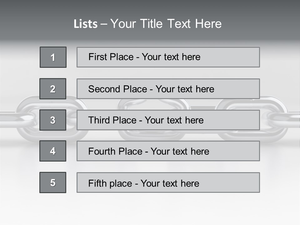 Shackle Prisoner Separation PowerPoint Template