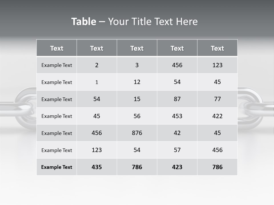 Shackle Prisoner Separation PowerPoint Template