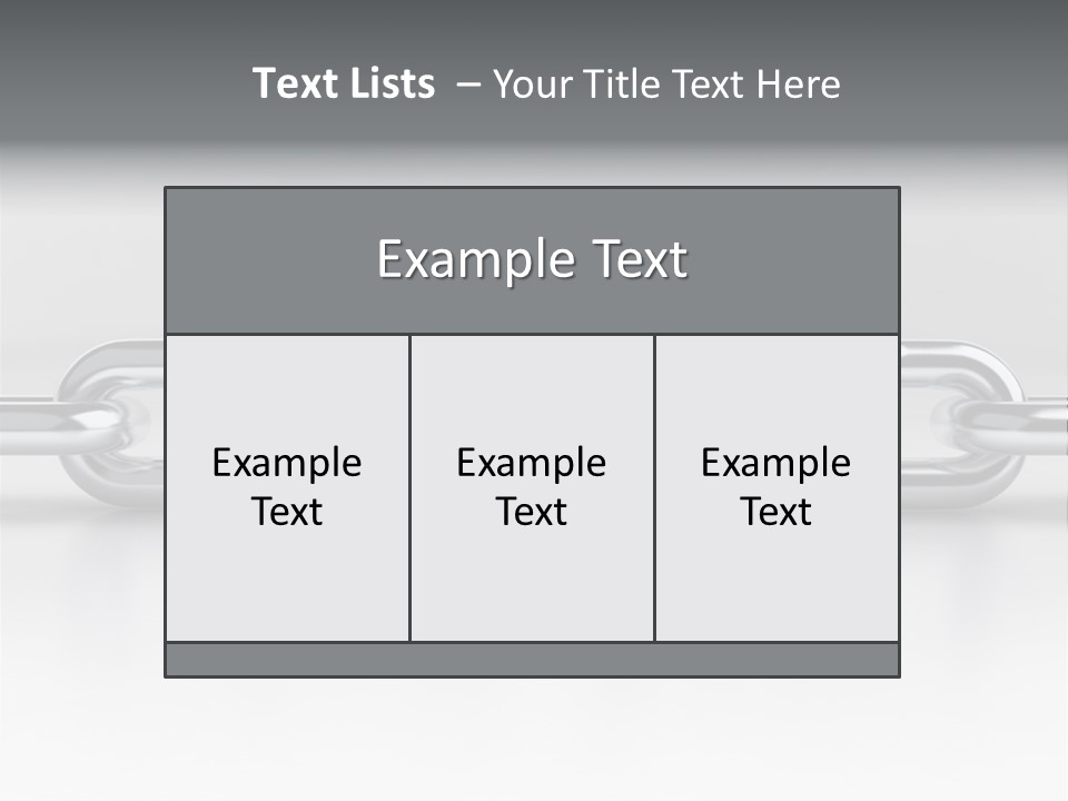 Shackle Prisoner Separation PowerPoint Template