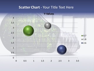 Green Photovoltaic Bulb PowerPoint Template