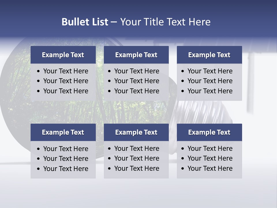Green Photovoltaic Bulb PowerPoint Template