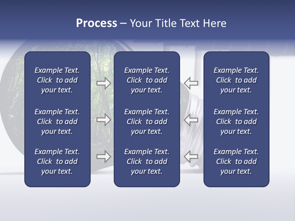 Green Photovoltaic Bulb PowerPoint Template