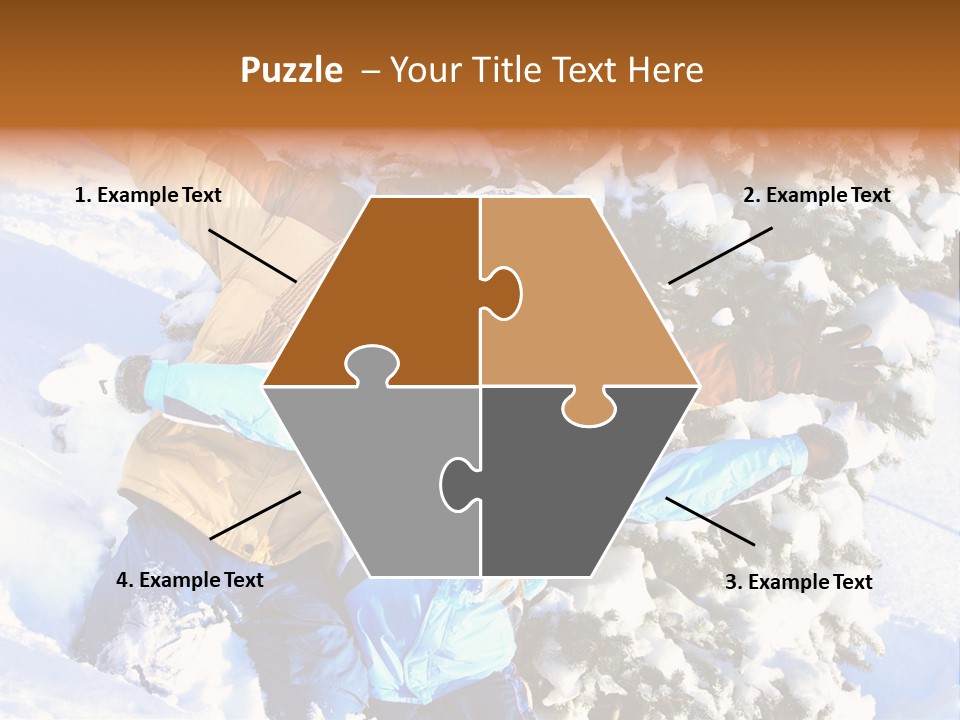 Snowy Sport Hugging PowerPoint Template