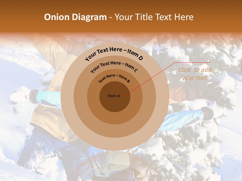 Snowy Sport Hugging PowerPoint Template