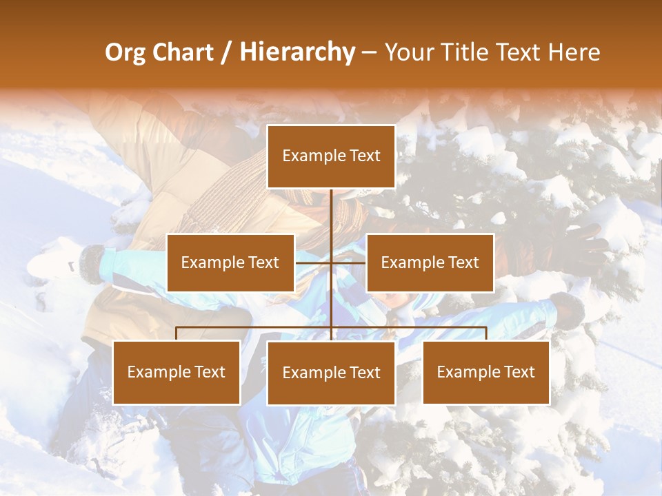 Snowy Sport Hugging PowerPoint Template