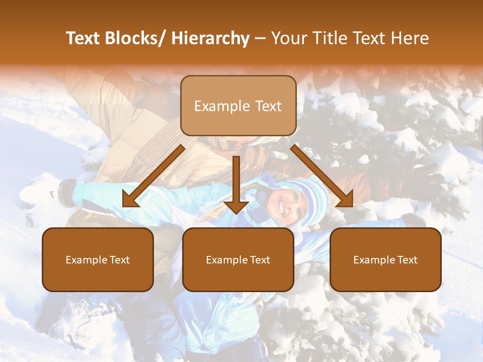 Snowy Sport Hugging PowerPoint Template