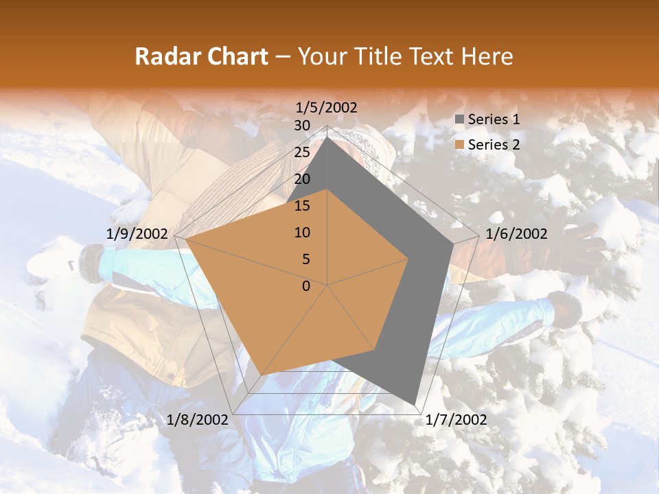 Snowy Sport Hugging PowerPoint Template