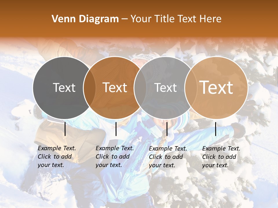 Snowy Sport Hugging PowerPoint Template