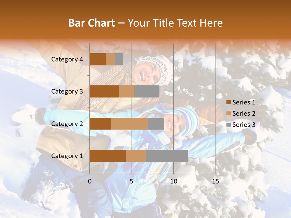 Snowy Sport Hugging PowerPoint Template