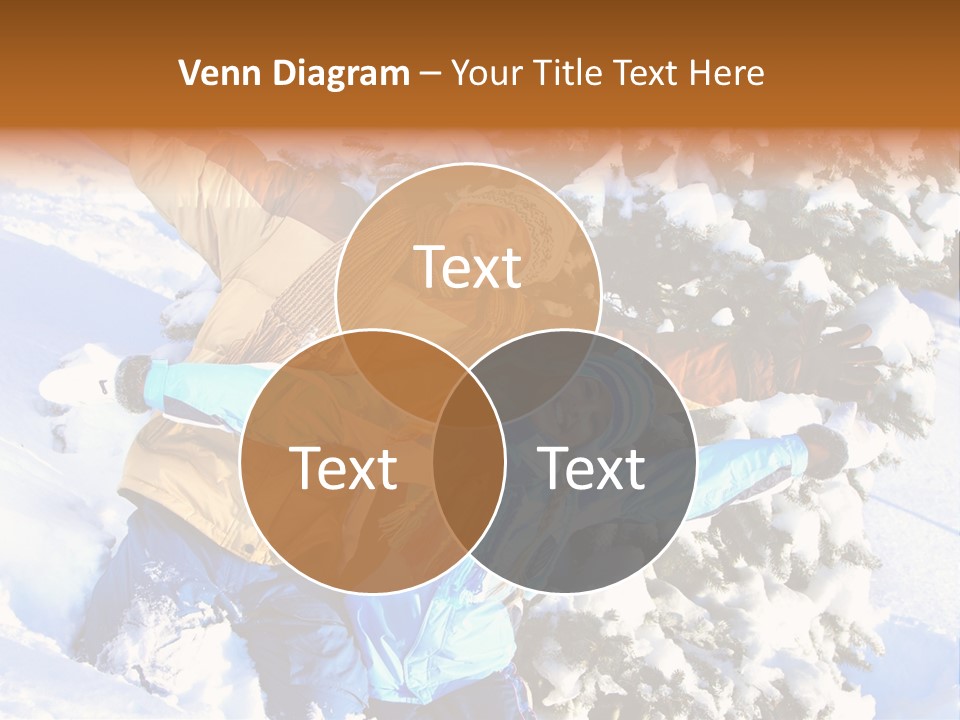 Snowy Sport Hugging PowerPoint Template