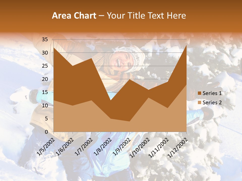 Snowy Sport Hugging PowerPoint Template