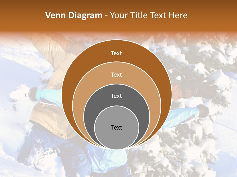 Snowy Sport Hugging PowerPoint Template
