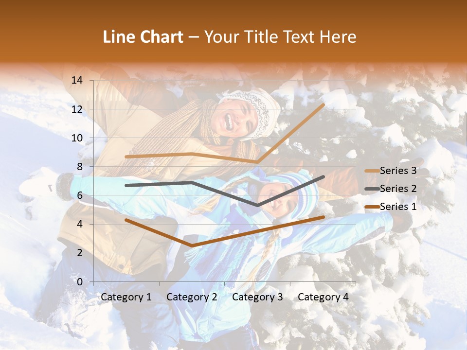 Snowy Sport Hugging PowerPoint Template