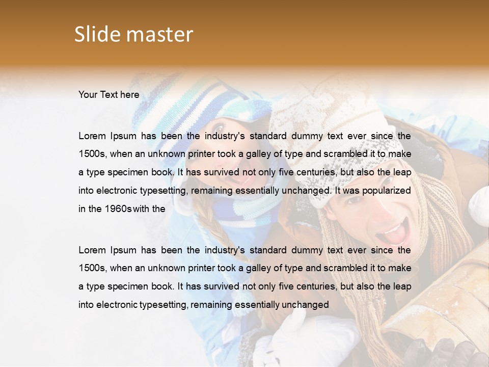 Young Love Sport PowerPoint Template