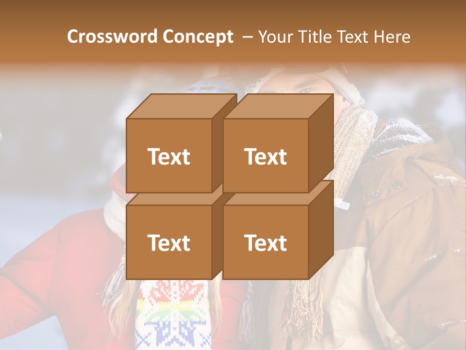 Wintery Winter Weekend PowerPoint Template