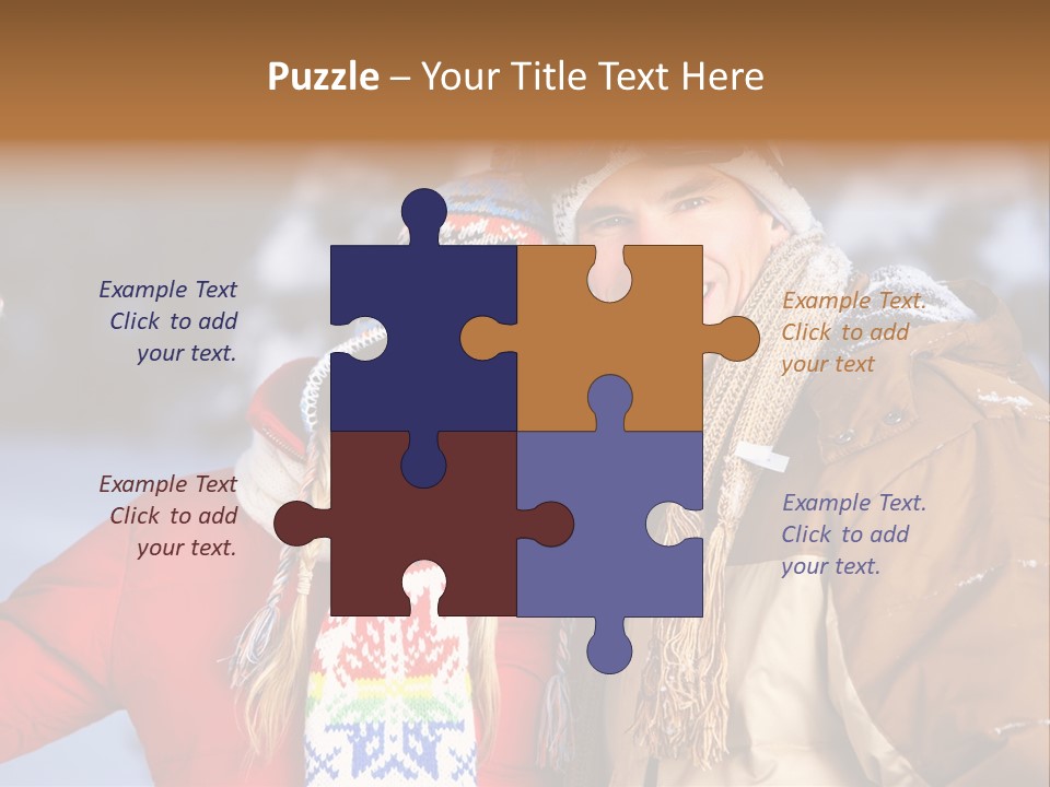 Wintery Winter Weekend PowerPoint Template