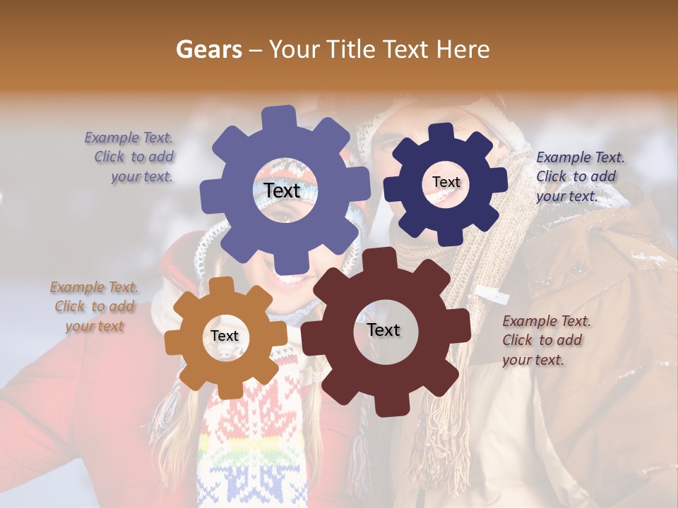 Wintery Winter Weekend PowerPoint Template