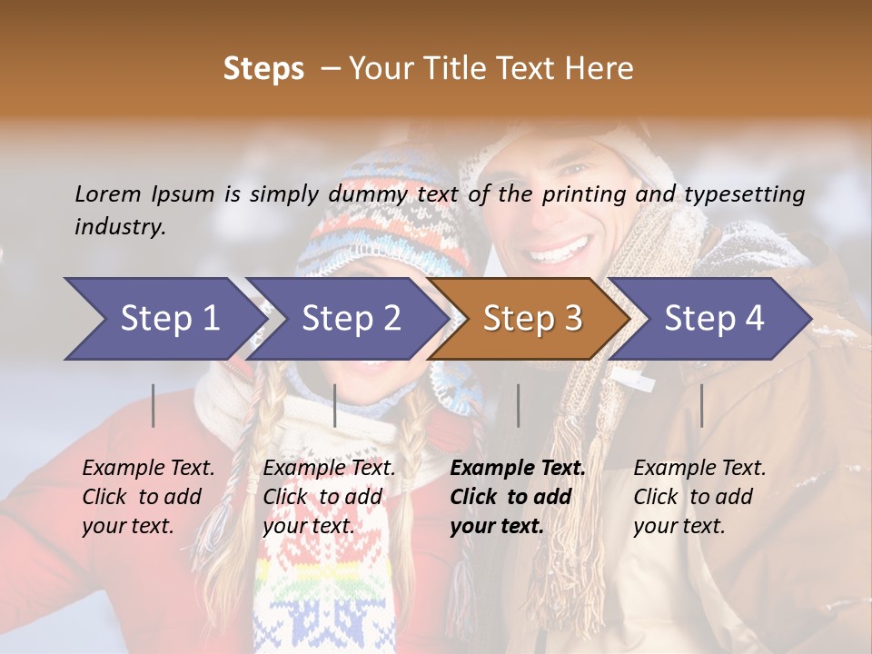 Wintery Winter Weekend PowerPoint Template