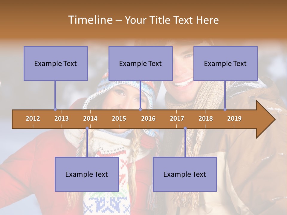 Wintery Winter Weekend PowerPoint Template