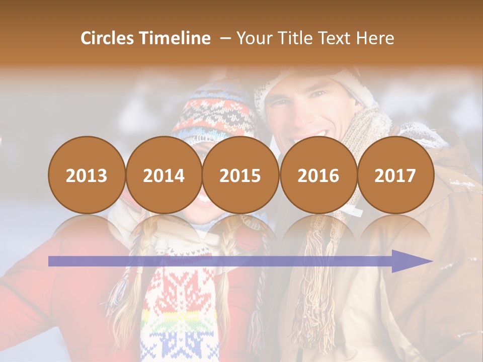 Wintery Winter Weekend PowerPoint Template