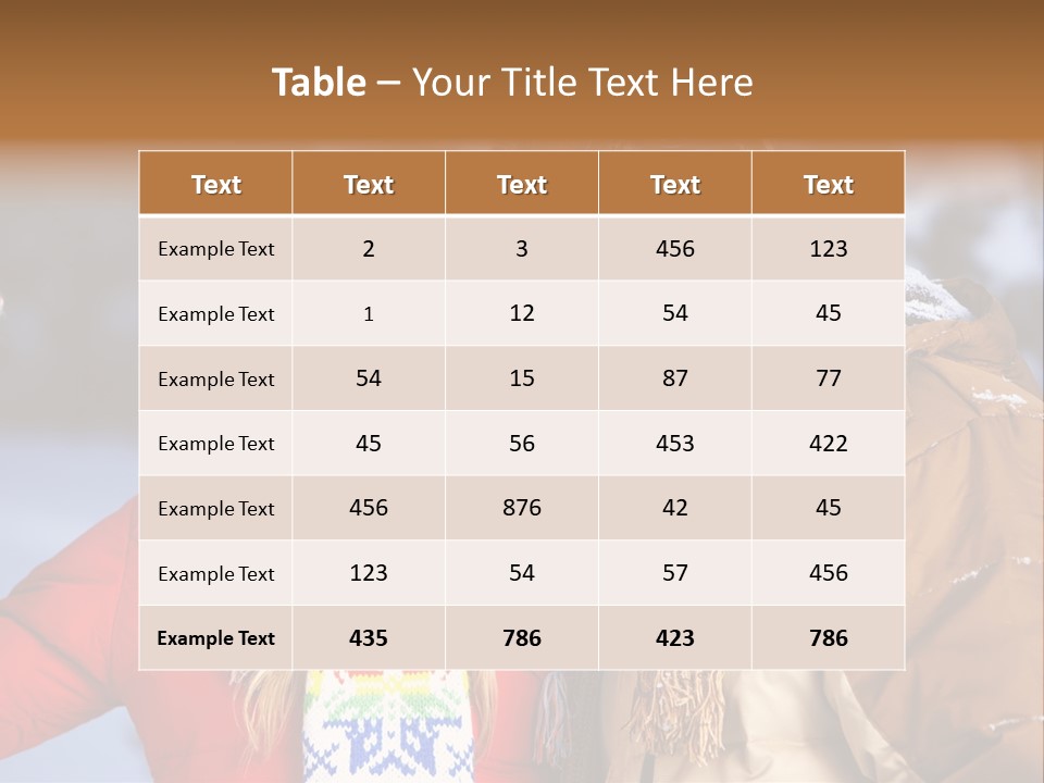 Wintery Winter Weekend PowerPoint Template