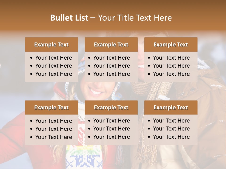 Wintery Winter Weekend PowerPoint Template