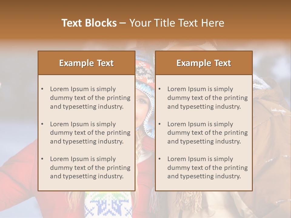 Wintery Winter Weekend PowerPoint Template