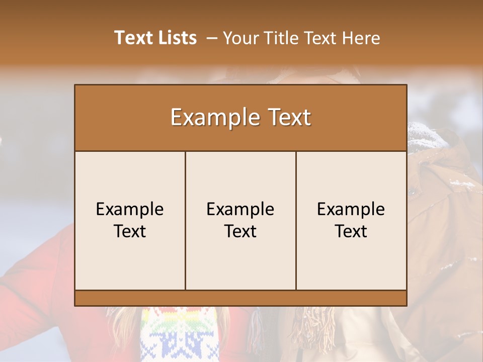Wintery Winter Weekend PowerPoint Template