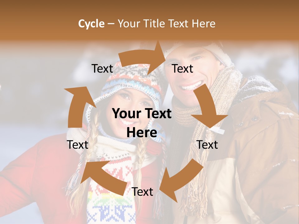Wintery Winter Weekend PowerPoint Template