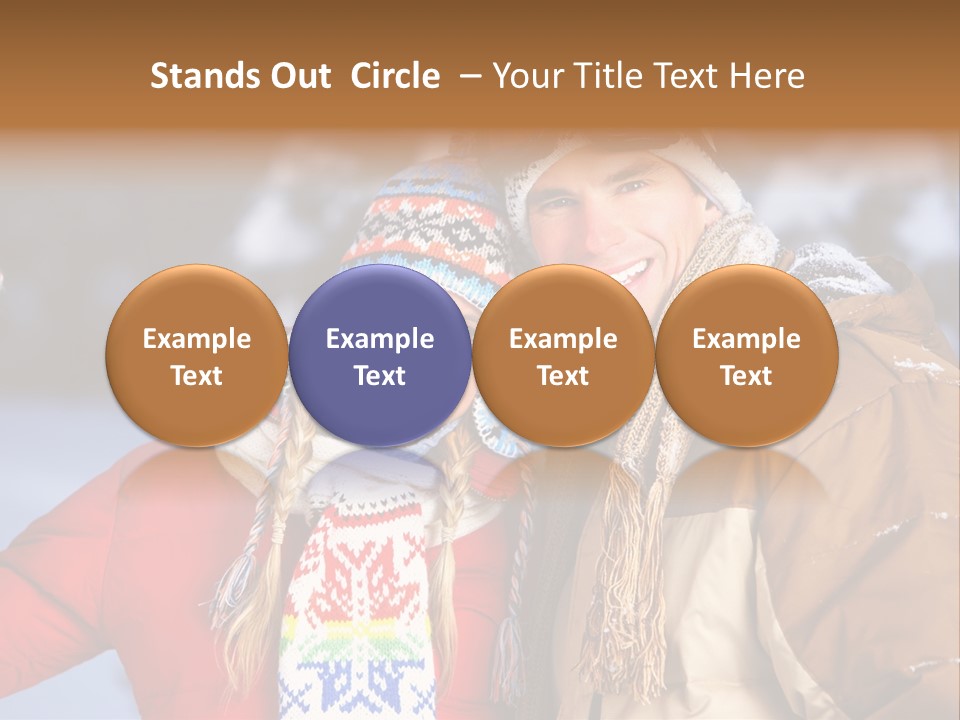 Wintery Winter Weekend PowerPoint Template