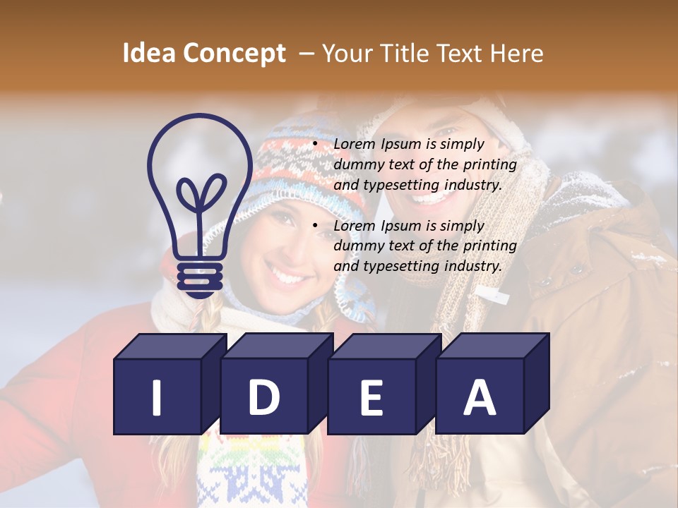 Wintery Winter Weekend PowerPoint Template