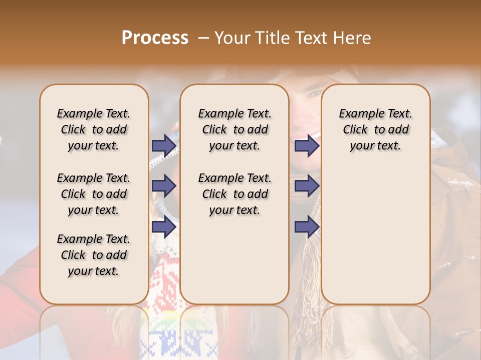 Wintery Winter Weekend PowerPoint Template