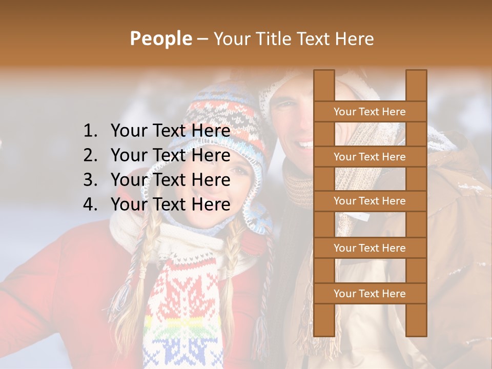 Wintery Winter Weekend PowerPoint Template
