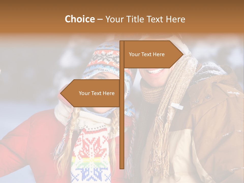 Wintery Winter Weekend PowerPoint Template