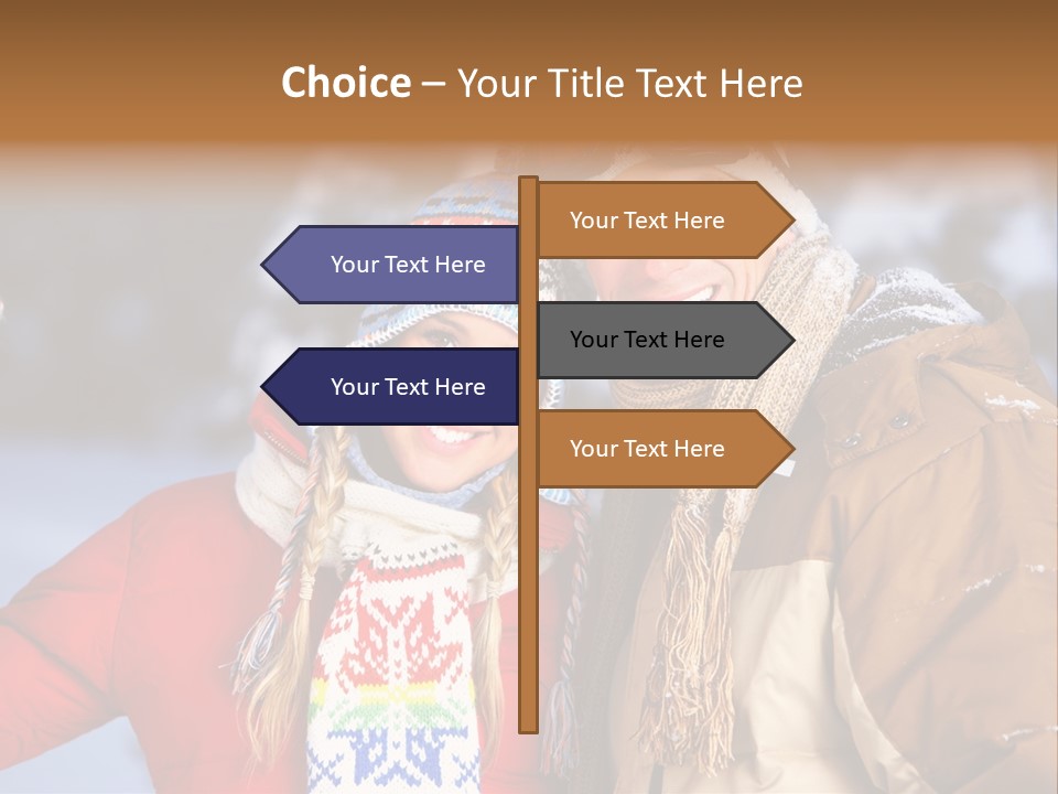 Wintery Winter Weekend PowerPoint Template