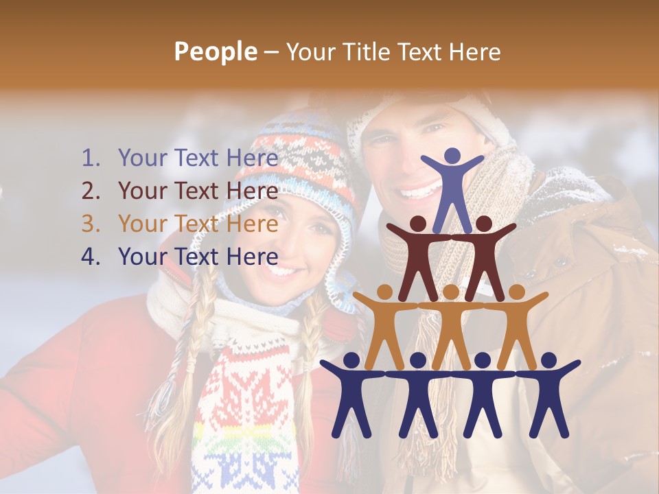 Wintery Winter Weekend PowerPoint Template