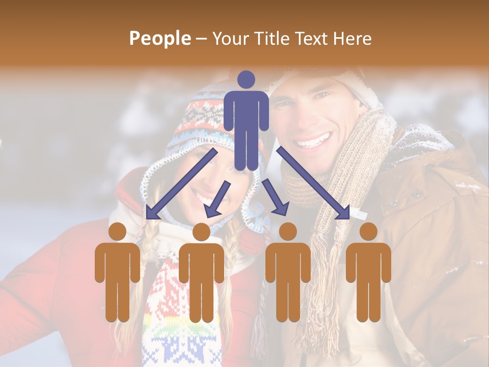 Wintery Winter Weekend PowerPoint Template