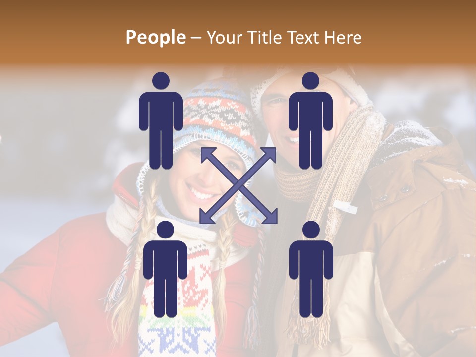 Wintery Winter Weekend PowerPoint Template